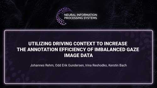 Utilizing Driving Context to Increase the Annotation Efficiency of Imbalanced Gaze Image Data