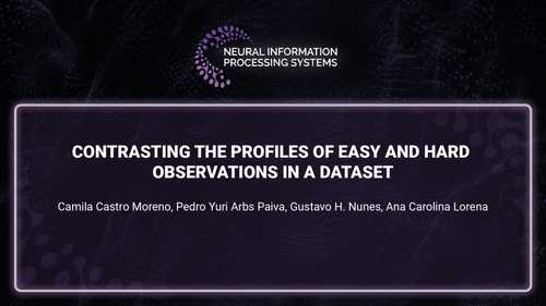 Contrasting the Profiles of Easy and Hard Observations in a Dataset