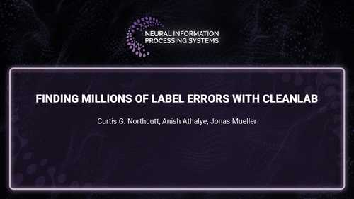 Finding millions of label errors with Cleanlab