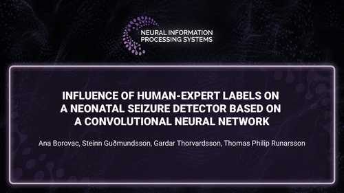 Influence of human-expert labels on a neonatal seizure detector based on a convolutional neural network